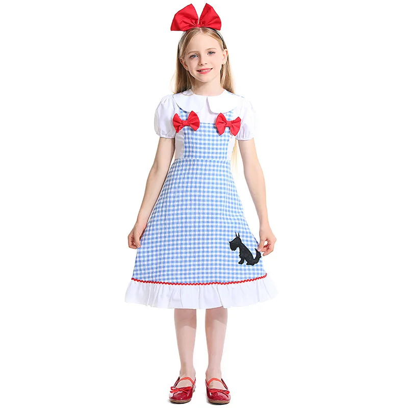 Dorothy Red Bow Cosplay Costume